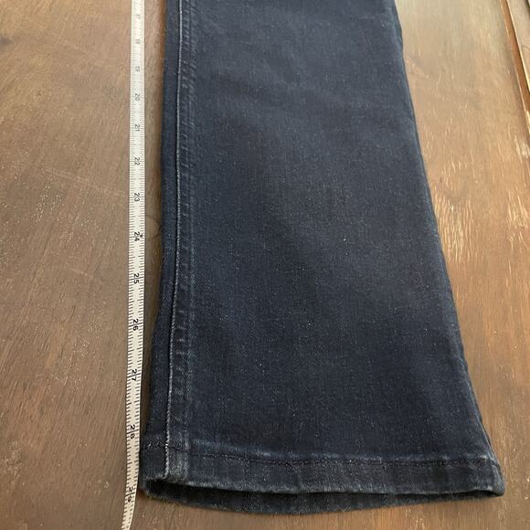 NWT D & Co Womens Stretch Jean Sz 18W Blue Dark Wash Pull On Skinny Leg Mid Rise - Picture 11 of 11